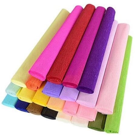 Papel Crepom ESCOLAR 48cm X 2 Metros - UNIDADE