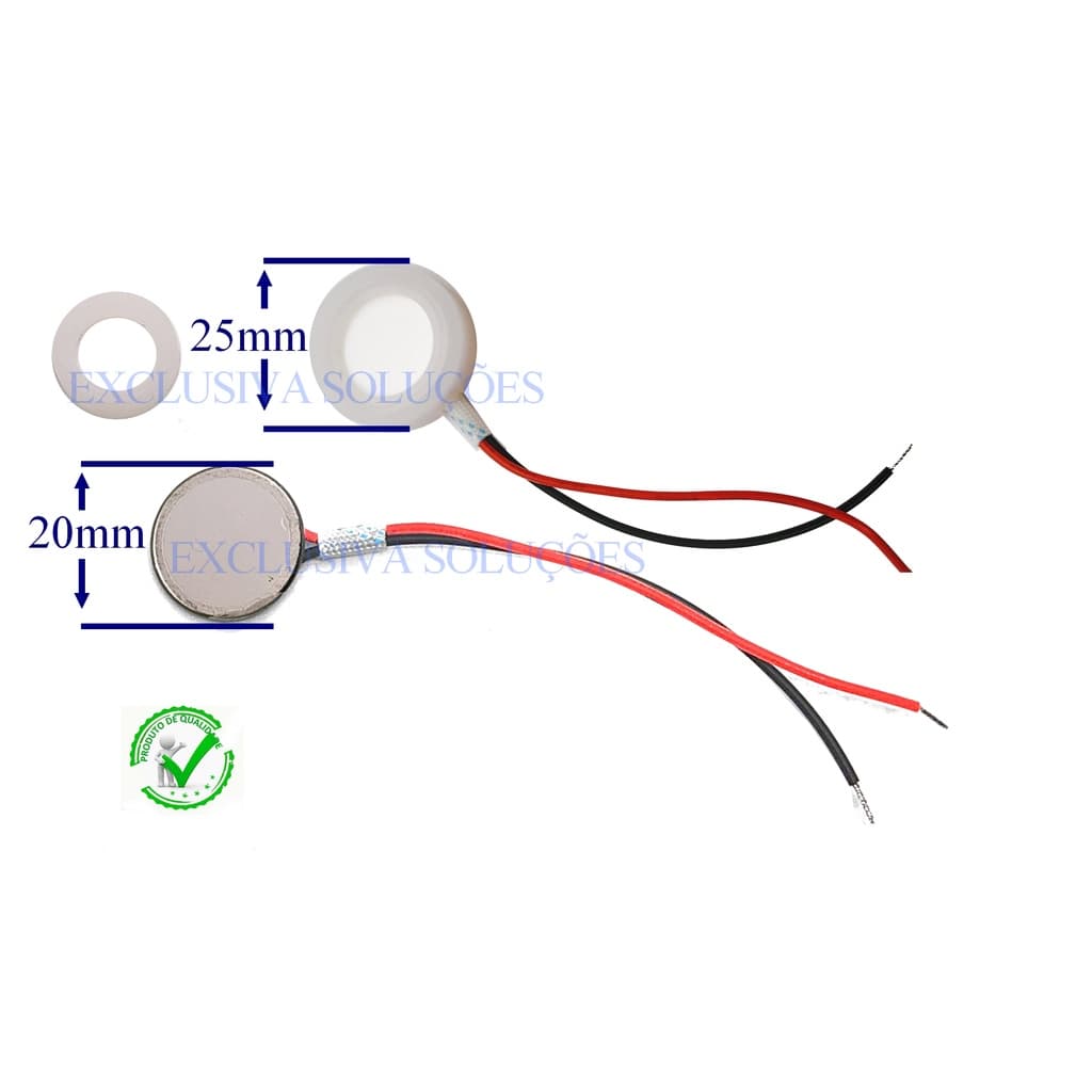 Cristal Pastilha Piezoelétrico reposição para Umidificador 20mm