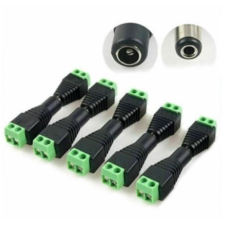 P4 Conector DC 12V CFTV Adaptador Fonte de Alimentação Macho/Fêmea