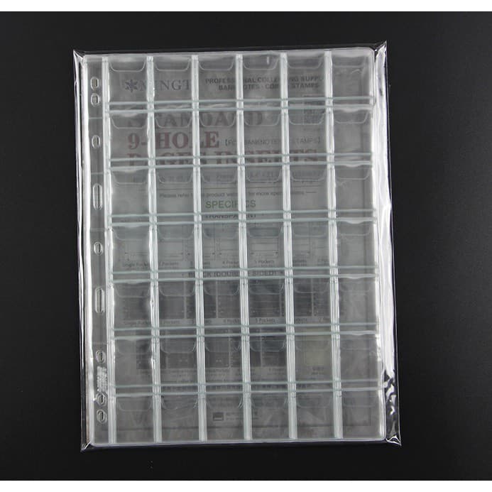 10 Folhas Para Moedas 42 divisões