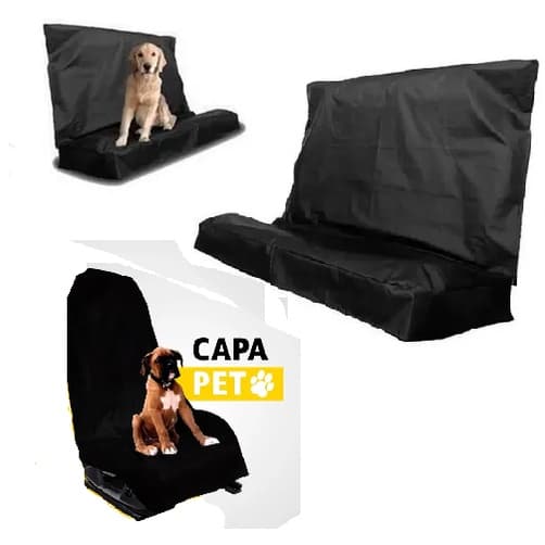 Kit Capa Para Manutenção Banco Traseiro E Banco Dianteiro Para Cães 100% Impermeável