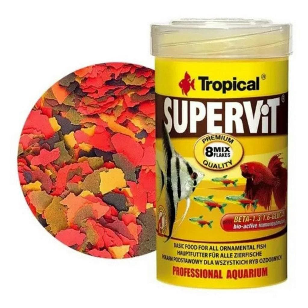 Ração  SUPERVIT TROPICAL 12G POTE p/ Aquário