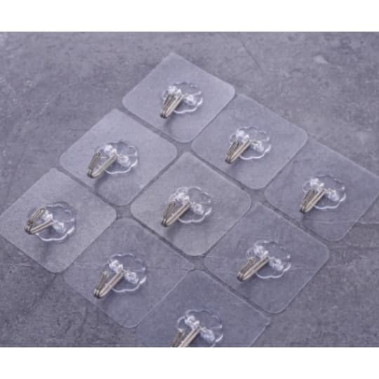 10/20/30 Gancho Adesivo Parede Multifuncional Autocolante Casa Cozinha Quarto Banheiro Organizado