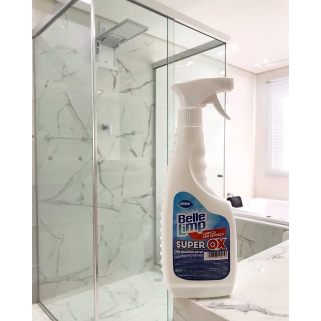 Super OX BelleLimp limpa box banheiro e limpa pisos 500ml