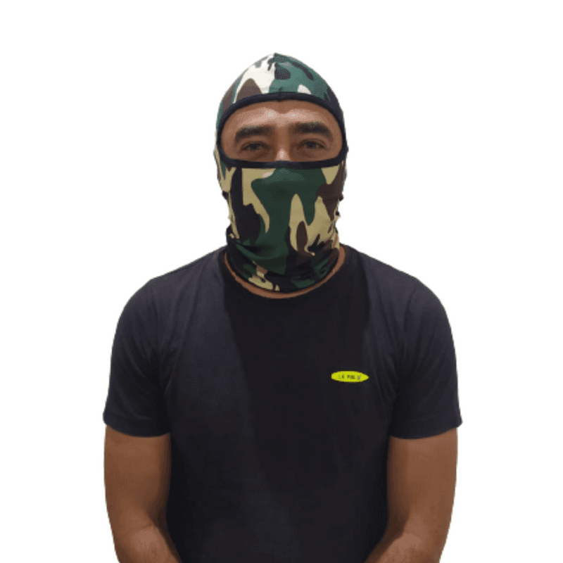 Kit 20 Toucas Ninjas balaclavas camuflada militar tática suplex premium