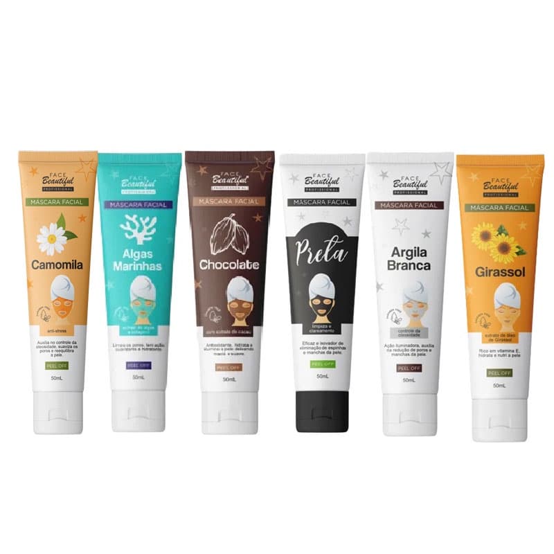 Máscara Facial Bisnaga Pell Off Face Beautiful 50ML