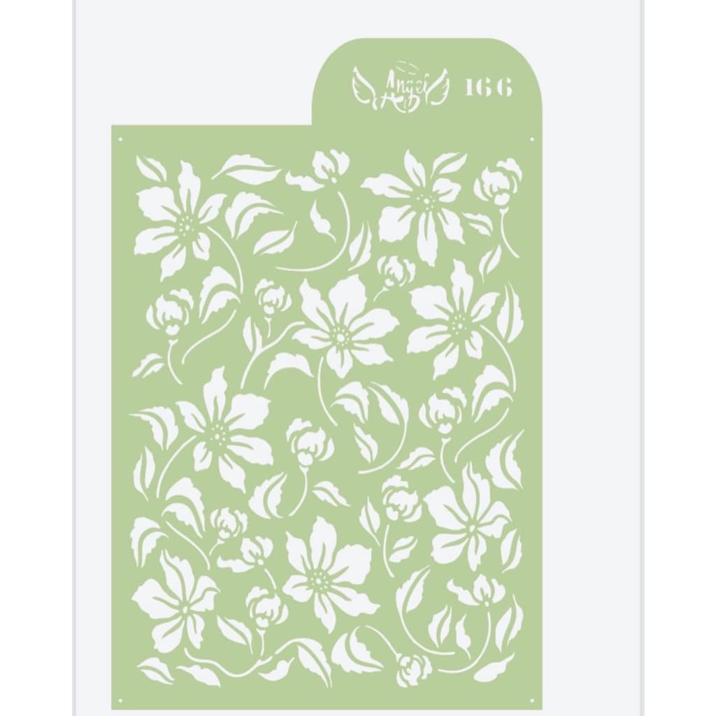 Stencil Angel Doce Sonho 166,stencil confeitaria,lavável ,reutilizável