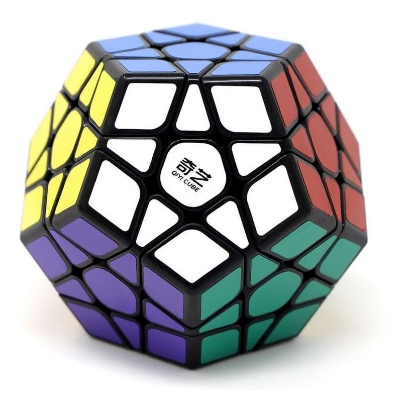 Cubo Mágico 3x3 Profissional Megaminx Preto QiHeng QiYi Original Lubrificado