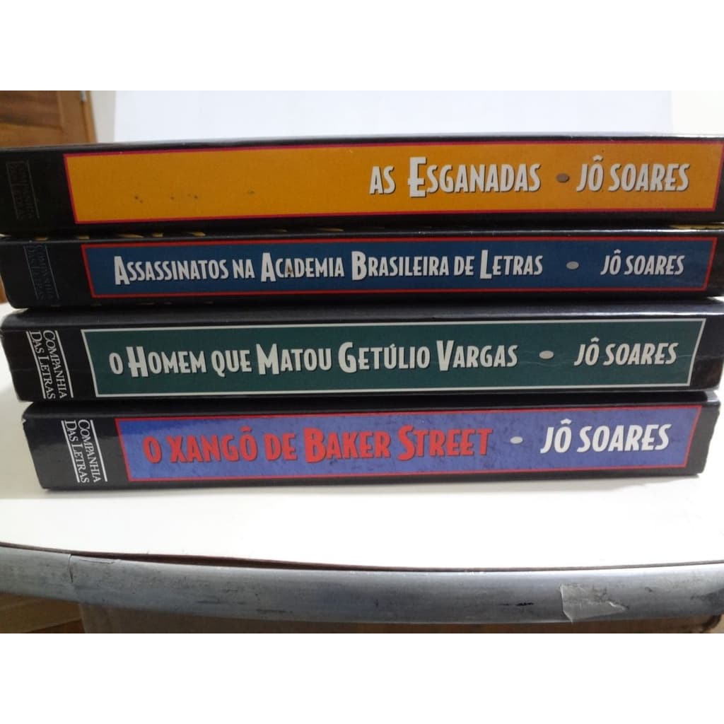 Livros de Jô Soares O Xangô de Baker Street As Esganadas O Homem que Matou Getúlio Vargas Assassinato na Academia