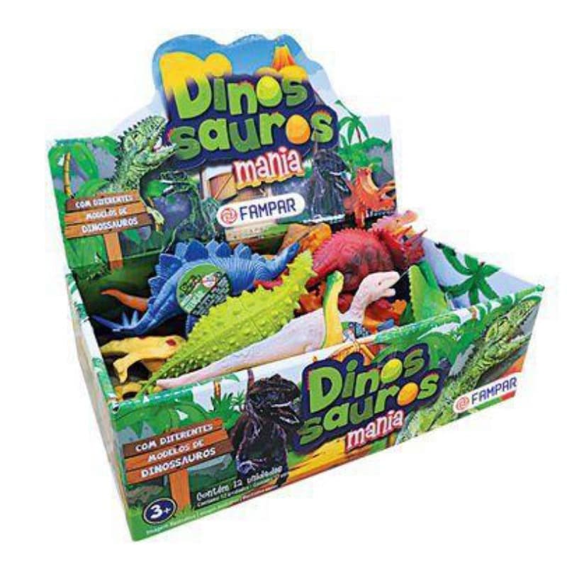 Kit 06 unidades Dinossauro Mania Toy Fampar