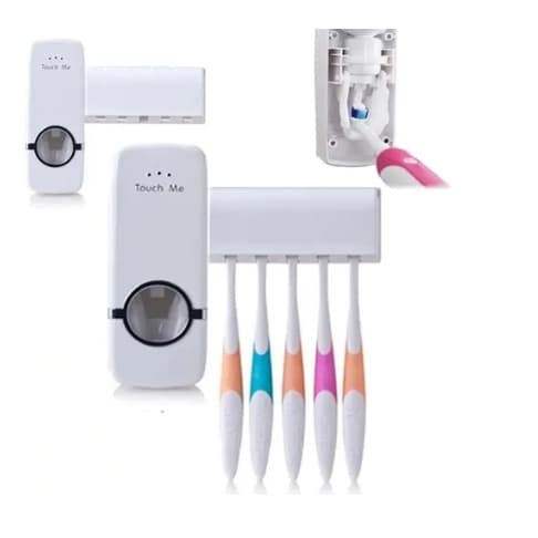 Suporte Para Escova Dispenser De Pasta De Dente Para Banheiro