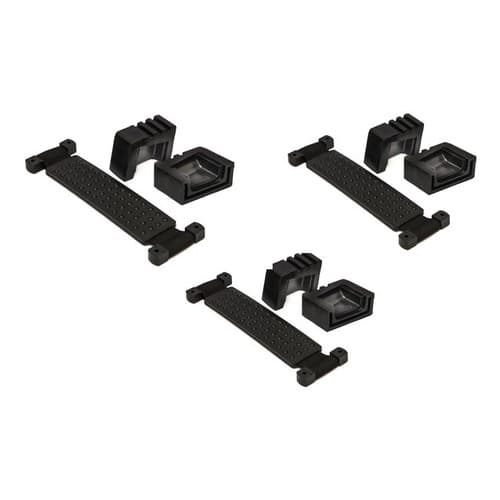 Kit 3 Par Sapata Pé De Borracha + 3 Un Cintas Apoio Poste 