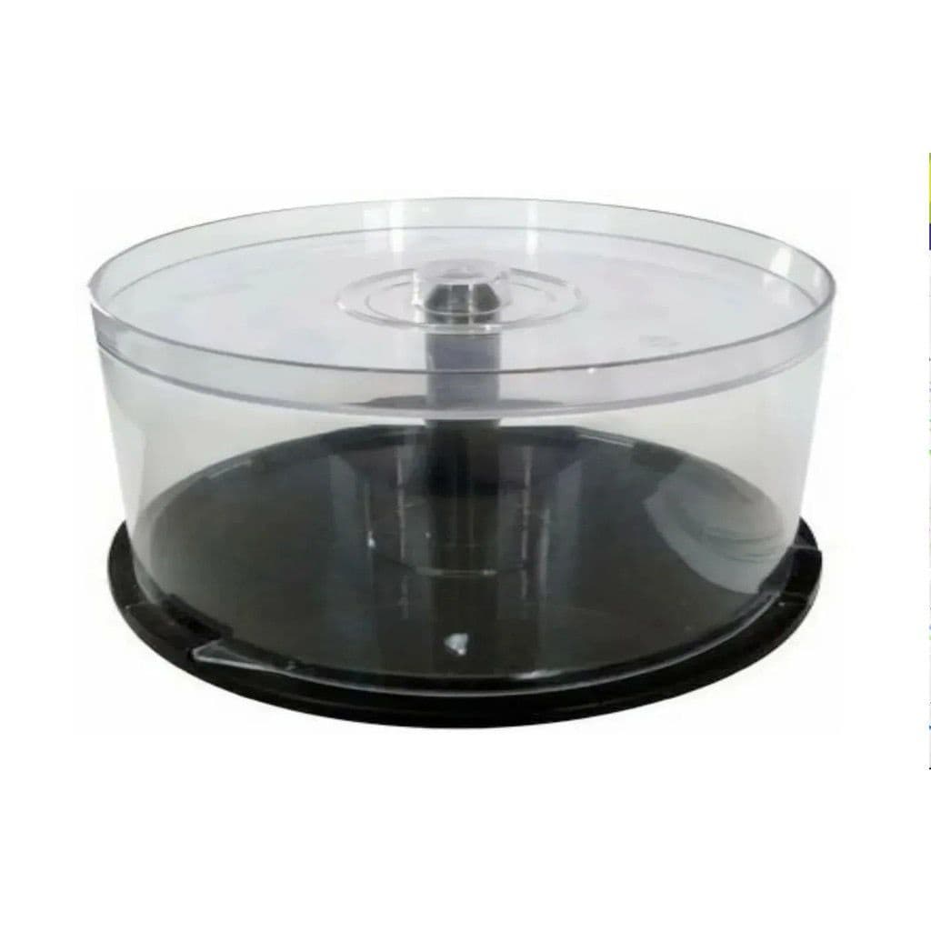 Tubo pino vazio organizador para 50 unidades de cd ou dvd