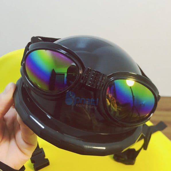 Óculos De Sol Para Cães Com Proteçao Uv - Cor Preto