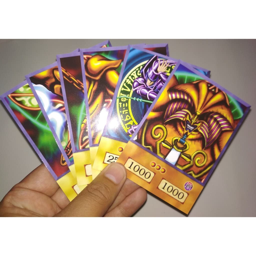 Kit 5 partes do Exodia + Mago Negro Cartas Yu-Gi-Oh Versão Anime