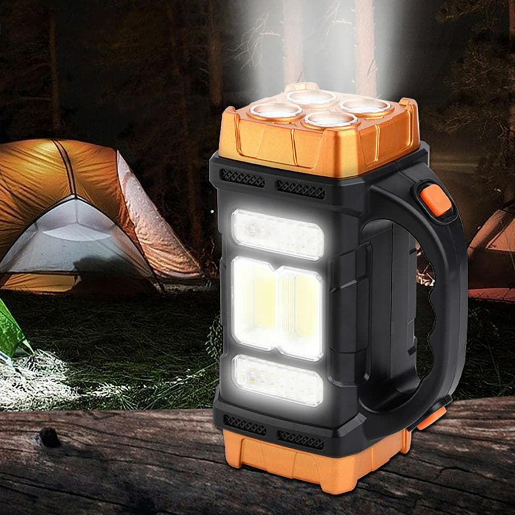 Lanterna LED Potente Recarregável USB Solar - Bommax A317