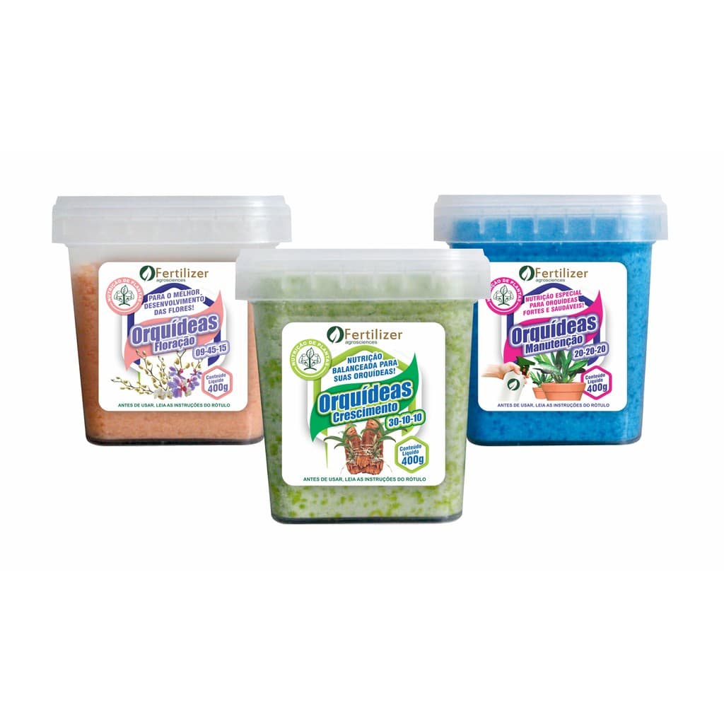 Adubo Para Orquídeas Kit Com 3