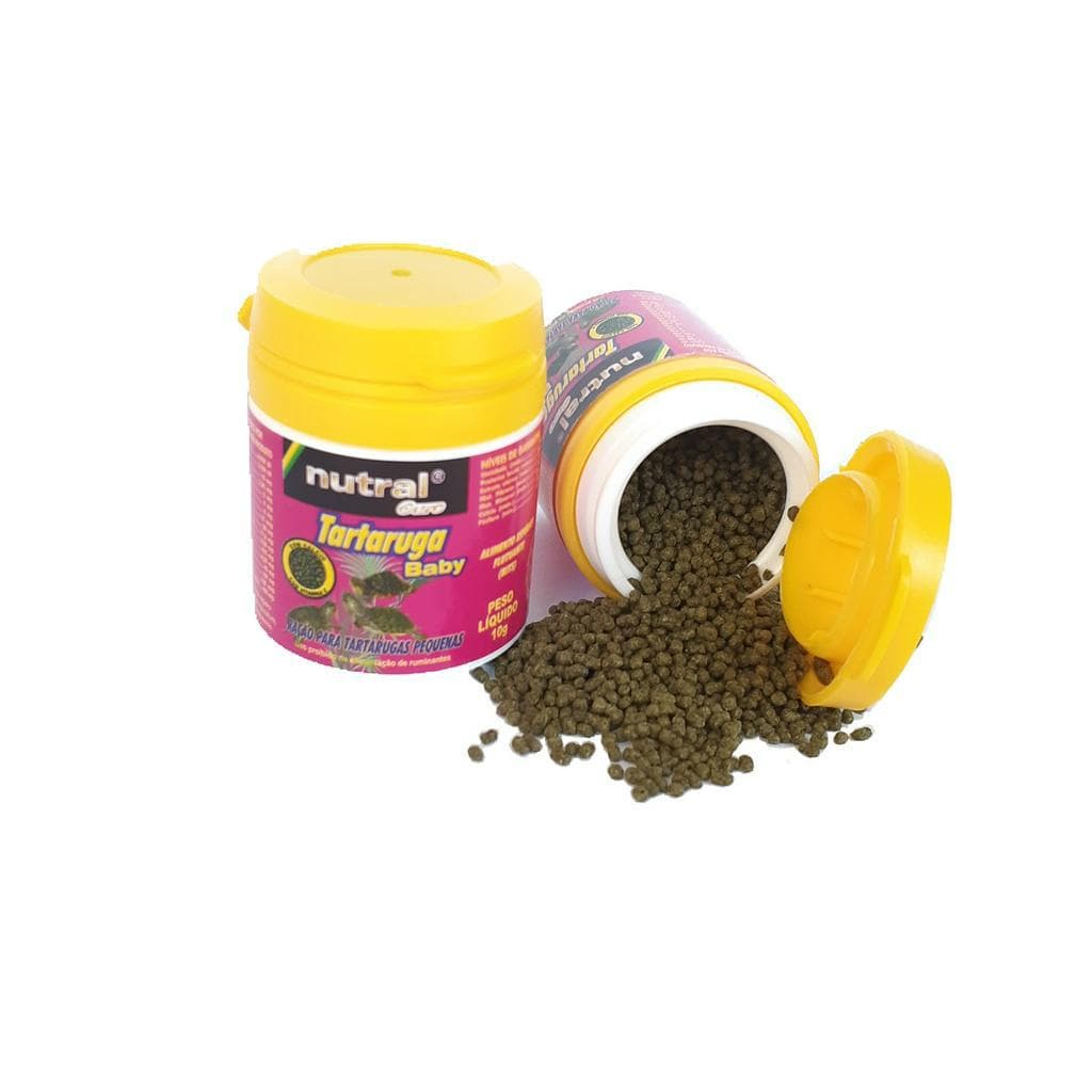 Ração para Tartaruga Baby  10g nutral 5 unidades