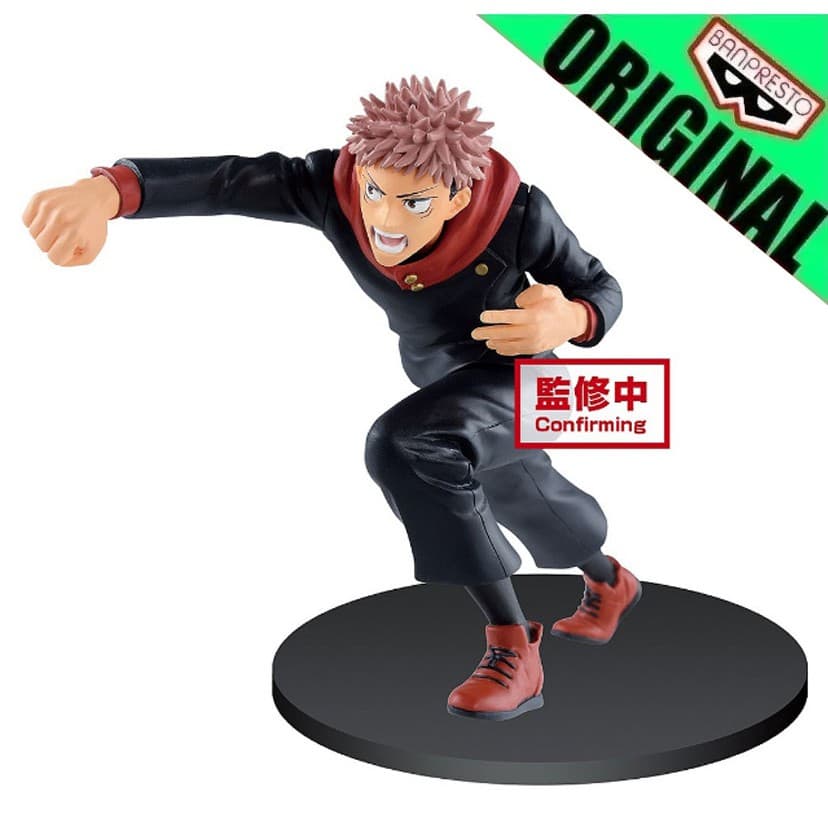 Boneco Jujutsu Kaisen Yuji Itadori Bandai Banpresto Original