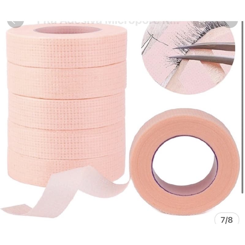 Fita de Micropore lilás ou rosa para extensão de cílios fita para isolar os cílios
