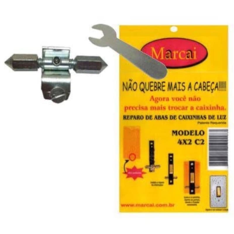 reparo salva caixinha 4x2 p/ 1 orelha da caixinha marcai R7