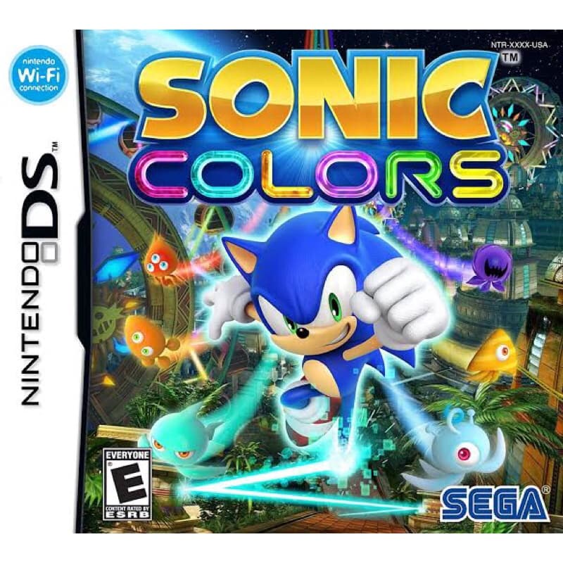 Sonic Colours Nintendo Ds_Dsi_Ds Xl (SEM CAIXA)