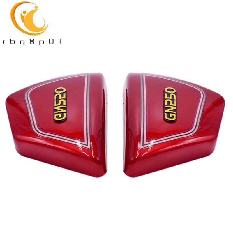 1 Par Direito & Esquerda Quadro Tampas Laterais Painéis Para Suzuki Peças Da Motocicleta Gn 250 Gn250 Gn250 Peças Da Motocicleta Preto