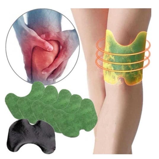 Kit 10 a 40 Adesivo Power Knee Alivio De Dor Nos Joelhos Braços Pescoço Lombar Salompas Salonpas