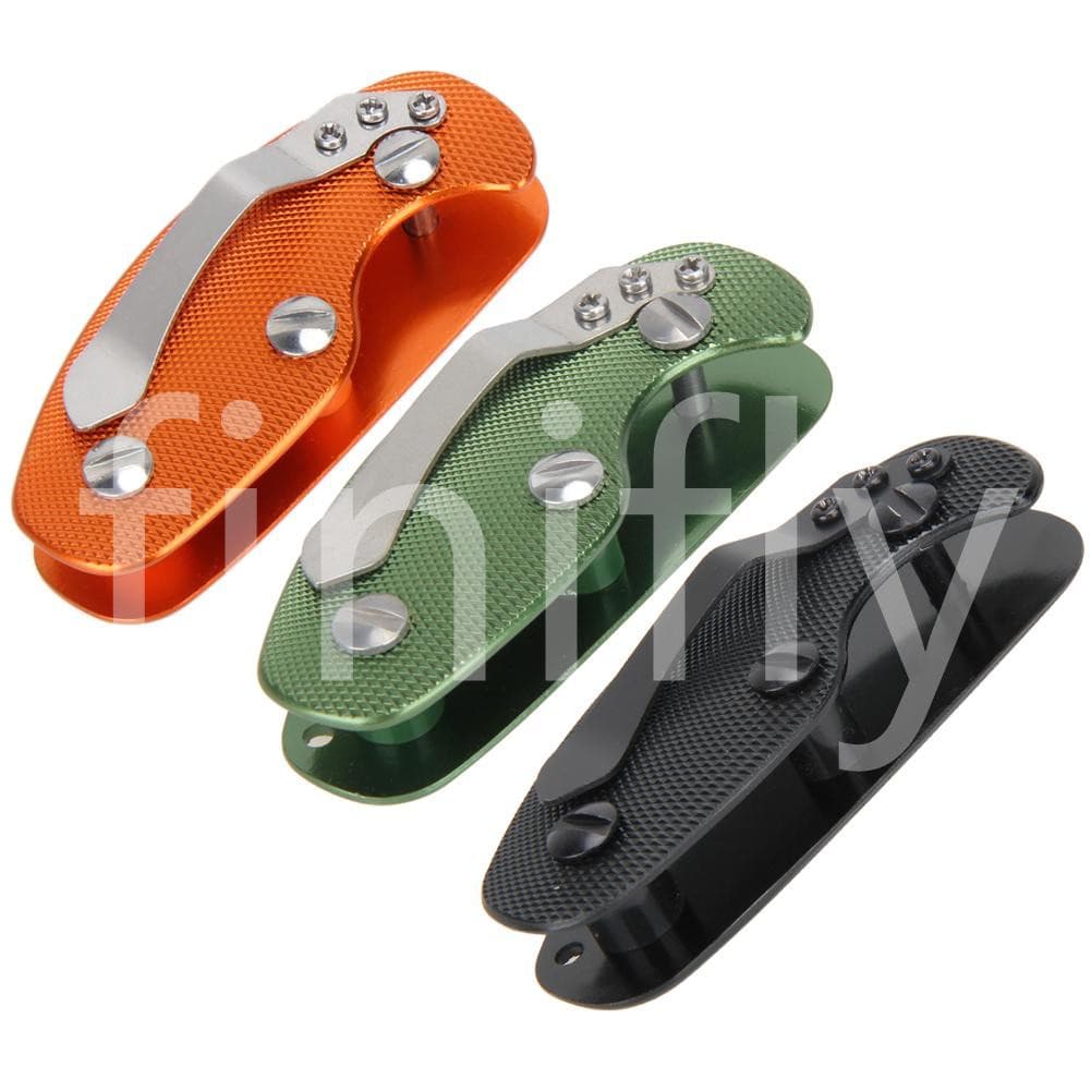 Finifly EDC Porta-Chaves Organizador Leve De Dobramento Em Alumínio