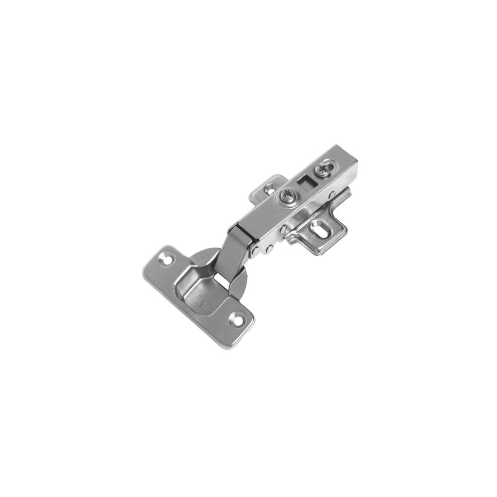 Dobradiça reta com amortecedor e click Hart - KIT com 20 pçs