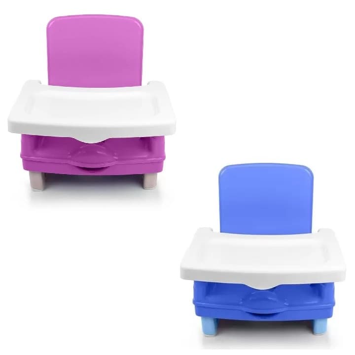 Cadeira Para Refeição Portátil Smart  Cosco - Rosa e Azul