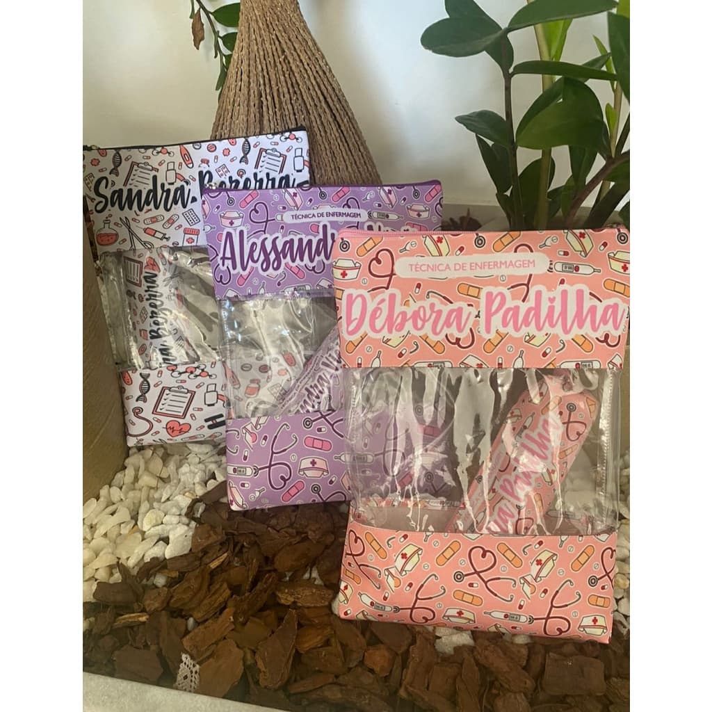 Porta Jaleco + Estojo