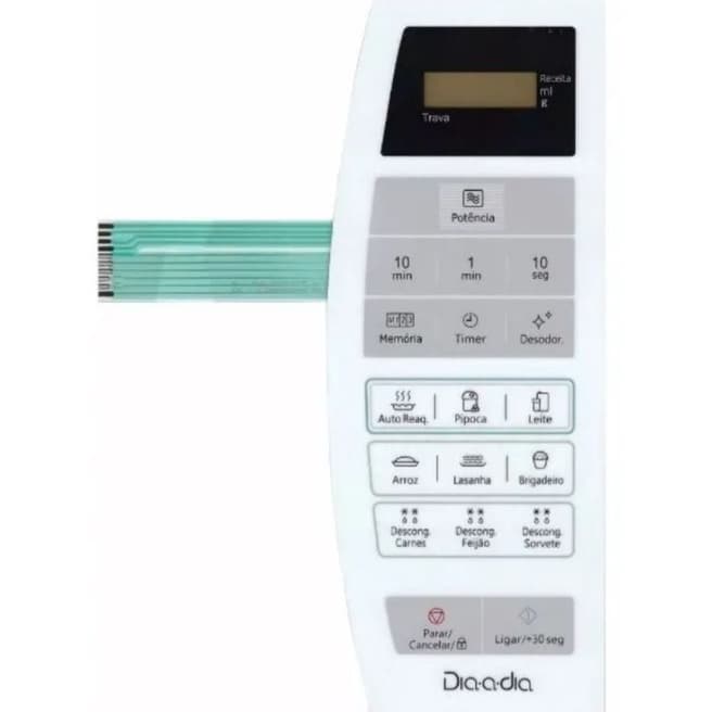 Membrana Teclado Microondas Panasonic 254w