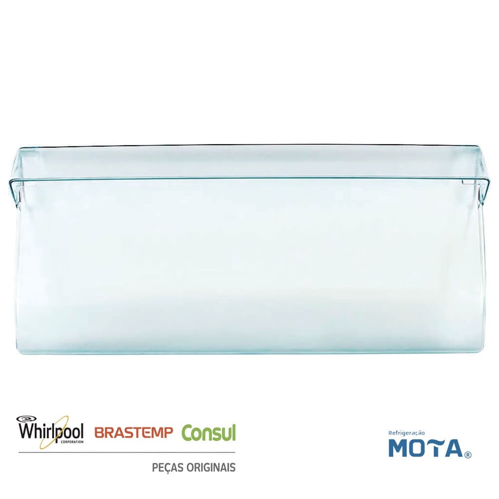 Frontal Da Gaveta De Legumes Geladeira CRM37EB CRM38 (326040666 4222040 - Verde)
