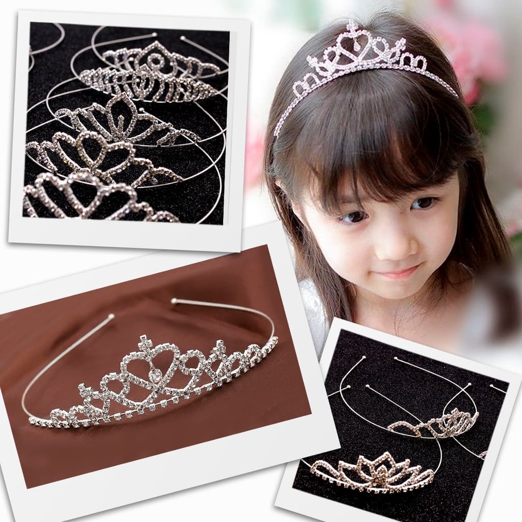 Coroa Tiara para Cabelo/Com Strass / Coroa noiva casamento Baile Daminha