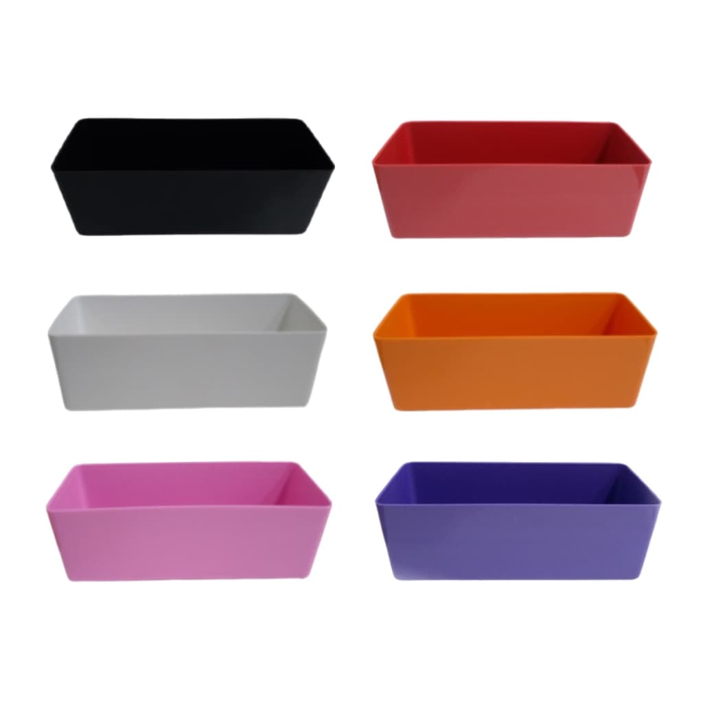 Vaso Decorativo Mini Floreira 20,5cm X 8,5cm X 7,5cm Para plantas Diversas Cores Disponíveis