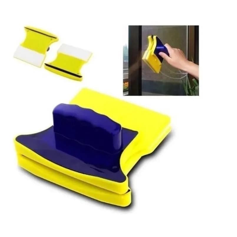 Rodo Limpa Vidros Magnético Com Ímã Para Janela Externa