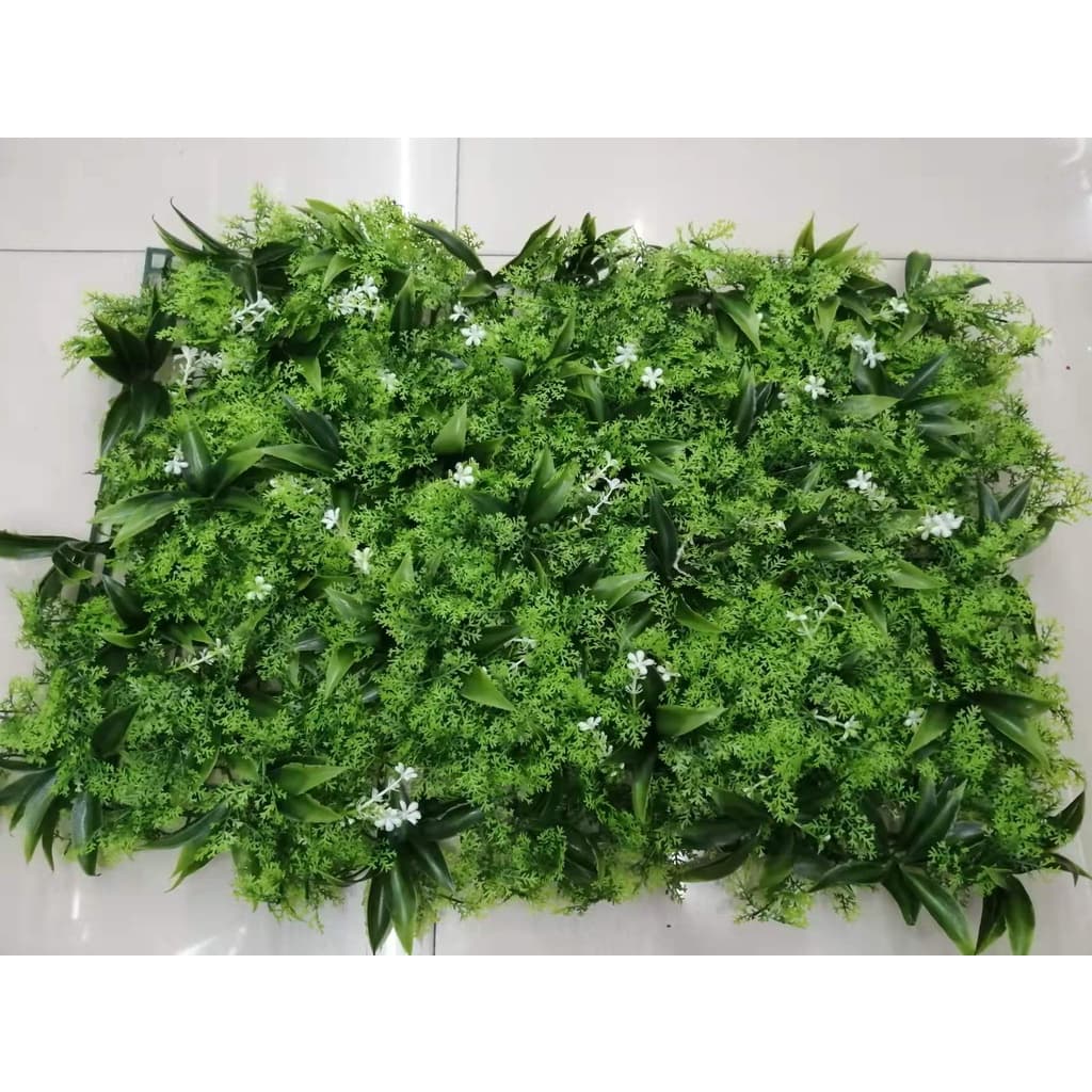 Placa de Grama Artificial Grande60x40cm Muro Ingles Jardim Vertical Parede Decoracao de Festa Aniversario