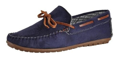 Mocassim Infantil Just Walk - 	400 - Marinho Com Caramelo