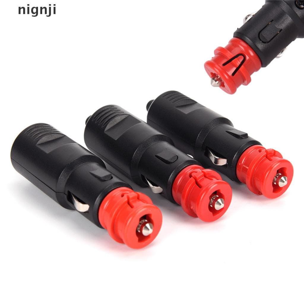nignji 12V-24V Conector De Isqueiro Para Carro Tomada De Energia Adaptador Macho Imperdível