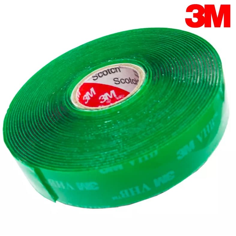 Fita Dupla Face 3M - Dupla Face Para Parede - Fita Adesiva VHB Fixa Extra Forte Transparente