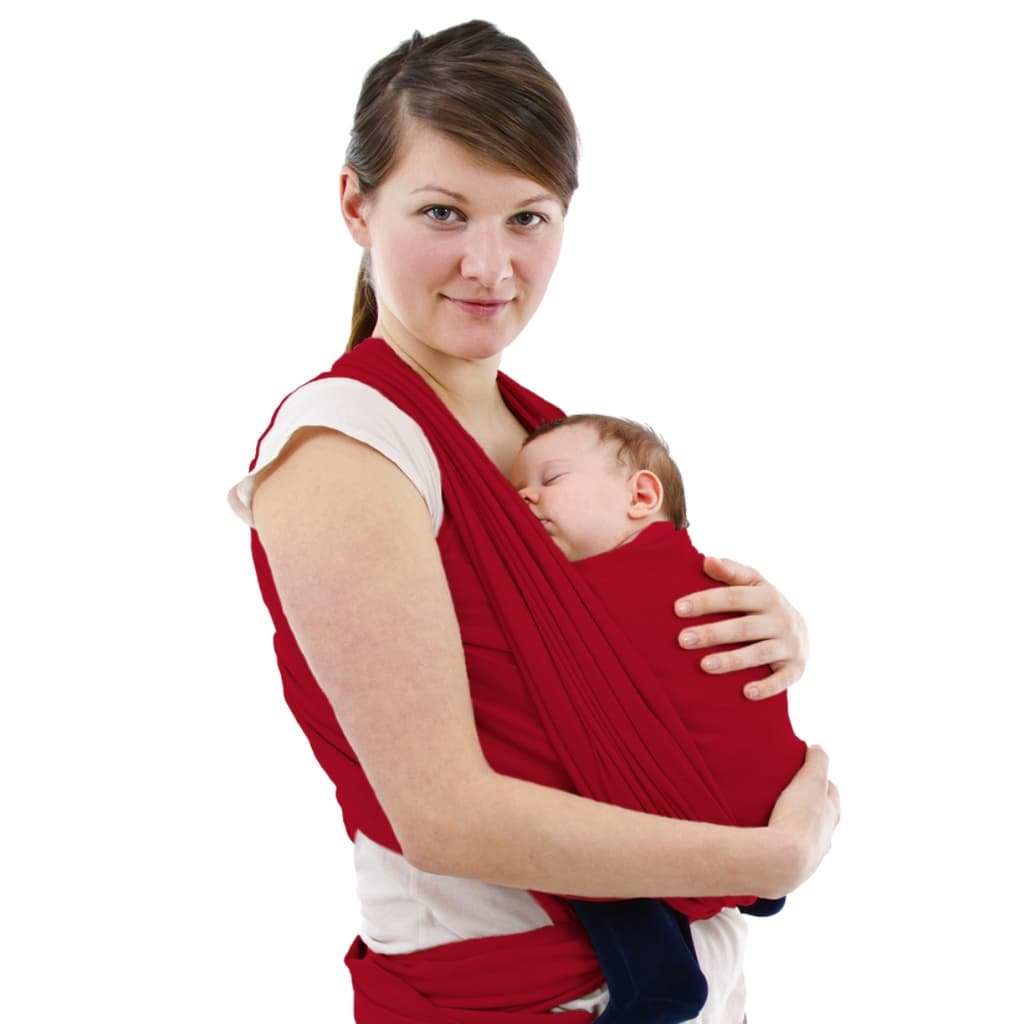 Canguru Bebê Recém-Nascido Wrap Best Sling – Suporta até 20 kg Liso Vermelho Enxoval, Presente.