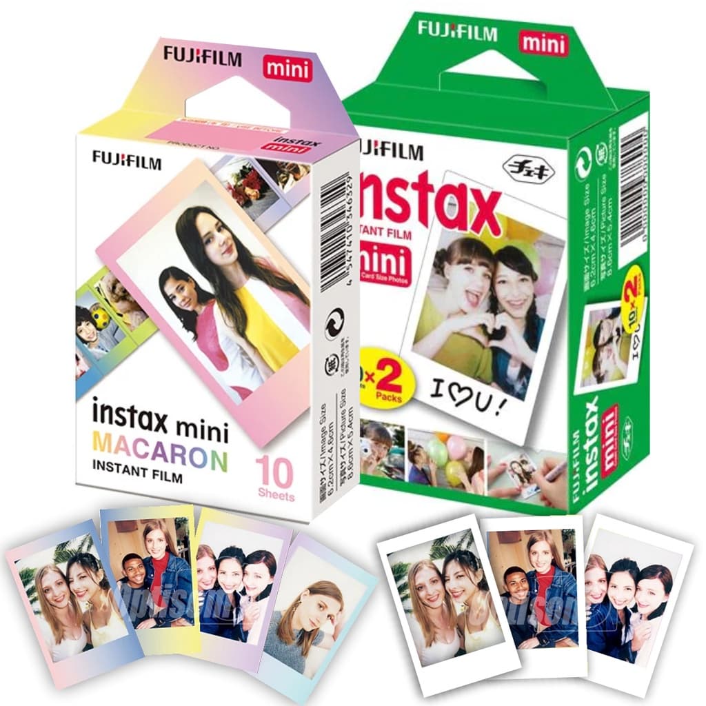 Filme Fuji Instax Mini 20 Fotos + 10 Fotos Macaron Para Mini 11 Mini 9