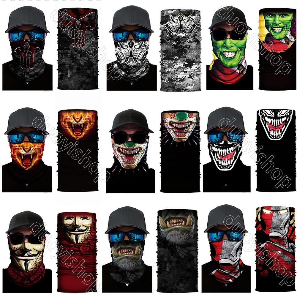 Bandana/Lenço De Cabeça Antipoeira UV Buff Para Motocicleta/Bicicleta/Esportes