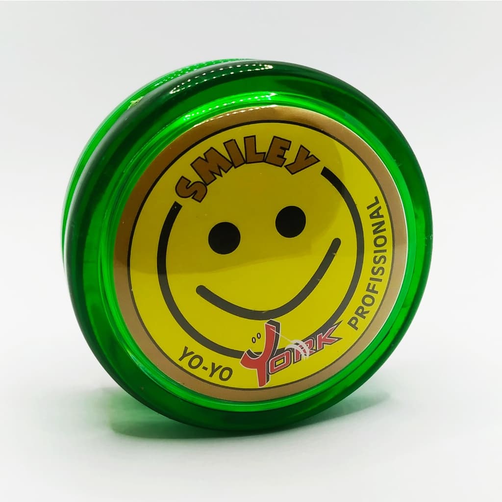 Yoyo York Profissional Smiley NOVOS MODELOS Com Eixo Fixo De Madeira + 3 cordinhas (ioio ,yo-yo)