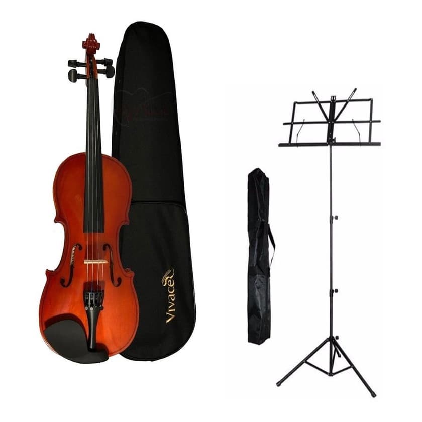 Violino Vivace Mozart Mo44 4/4 + Estante Partitura Completo