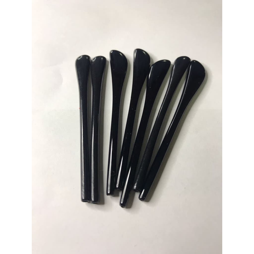 Par de ponteira de plástico para haste de óculos