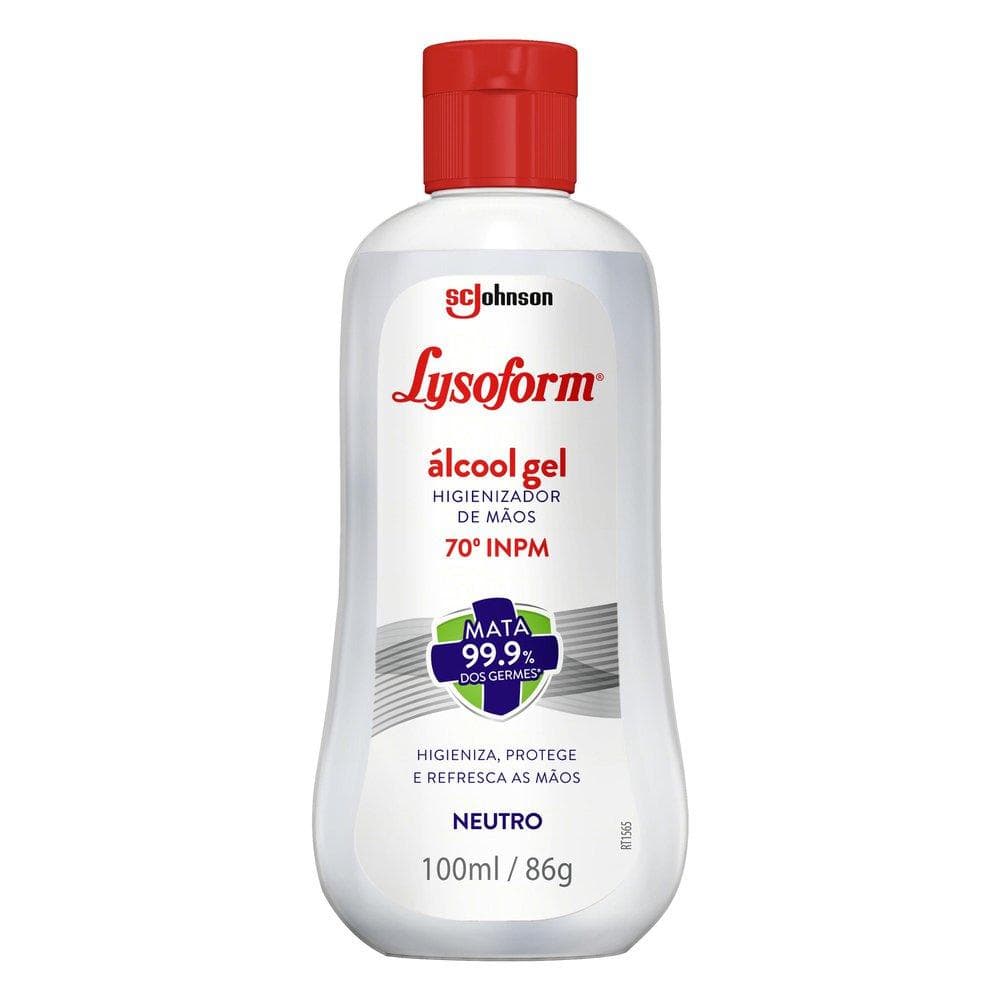 Álcool em Gel Lysoform Higienizador para as Mãos Neutro 100ml