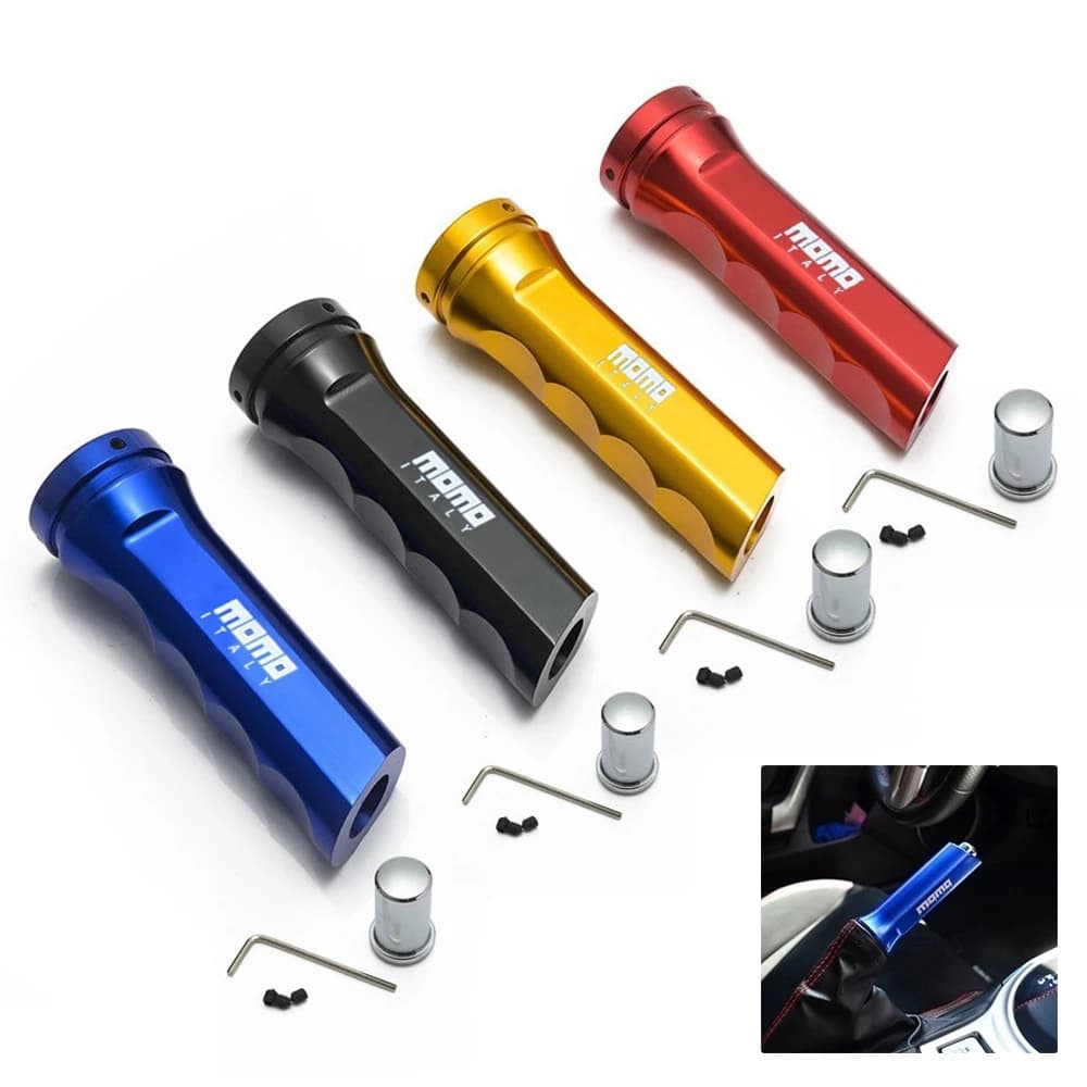 MOMO Style Racing Universal Auto Car Carro De Corrida Manga Do Freio De Mão De Alumínio Antiderrapante Capa Protetora JDM