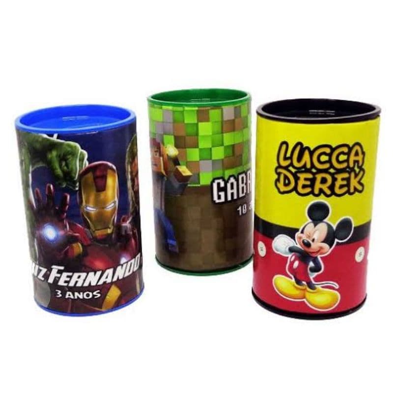 30 Lembrancinhas Cofrinhos Personalizados Para festas aniversários infantil e para empresas